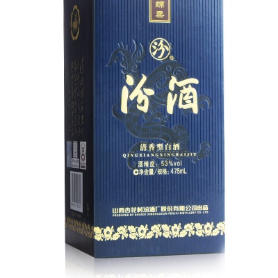 汾酒 蓝汾 清香型白酒53度475ml