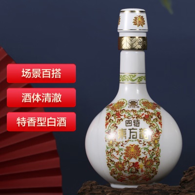 四特 东方韵 弘韵 特香型白酒 42度 500ml