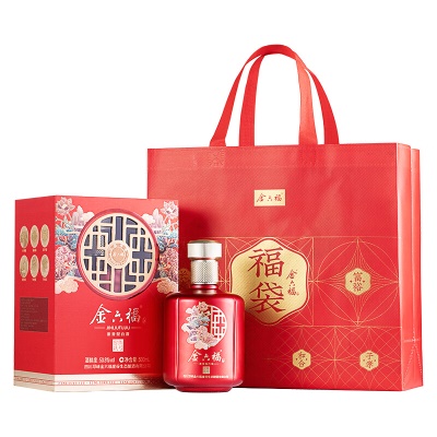 金六福 窖陈玖号 50.8度500ml*6瓶 整箱装 浓清兼香型白酒 【婚宴用酒】