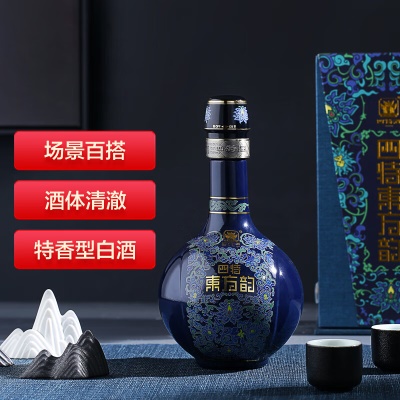 四特 东方韵 雅韵 52度 500ml*6 整箱装 特香型白酒