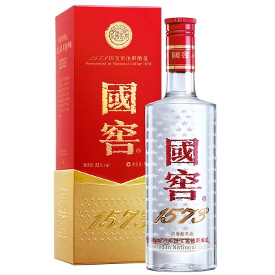 国窖1573 浓香型 高度白酒 52度 500ml 单瓶 经典装