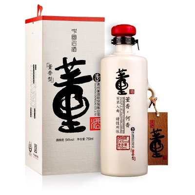 董酒54度 董酒何香750ml（6瓶装）白酒 整箱装