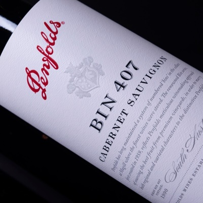 奔富（Penfolds）BIN407赤霞珠干红葡萄酒 官方防伪 商务宴请 750ml 1号会员店