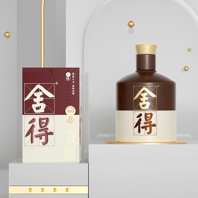 舍得【年货送礼】 舍得酒 品味舍得 双年份标识 浓香白酒 38度 500mL 1瓶