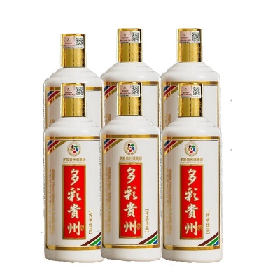 多彩贵州酒 53度 酱香型白酒  粮食酒 商务宴请 传承佳品 500ml*6瓶