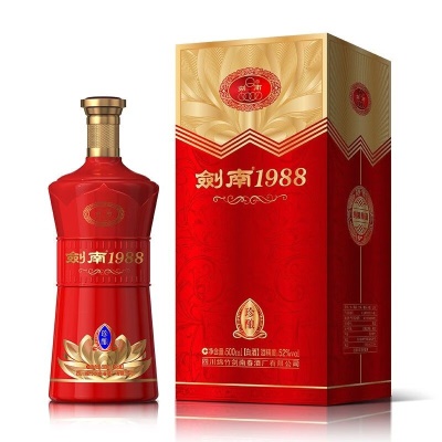 剑南春厂剑南1988珍酿/御酿可选52度500ml浓香型婚庆喜宴白酒整箱