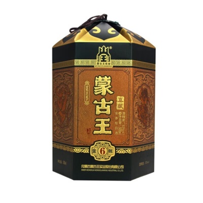 蒙古王52度金帐系列500ml 高度浓香型白酒 52度金帐6  单瓶