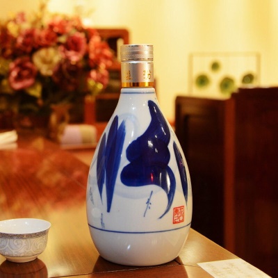 汾酒53度 青花20 杏花村清香型粮食白酒整箱礼盒 53度 375mL 6瓶 青花汾酒20