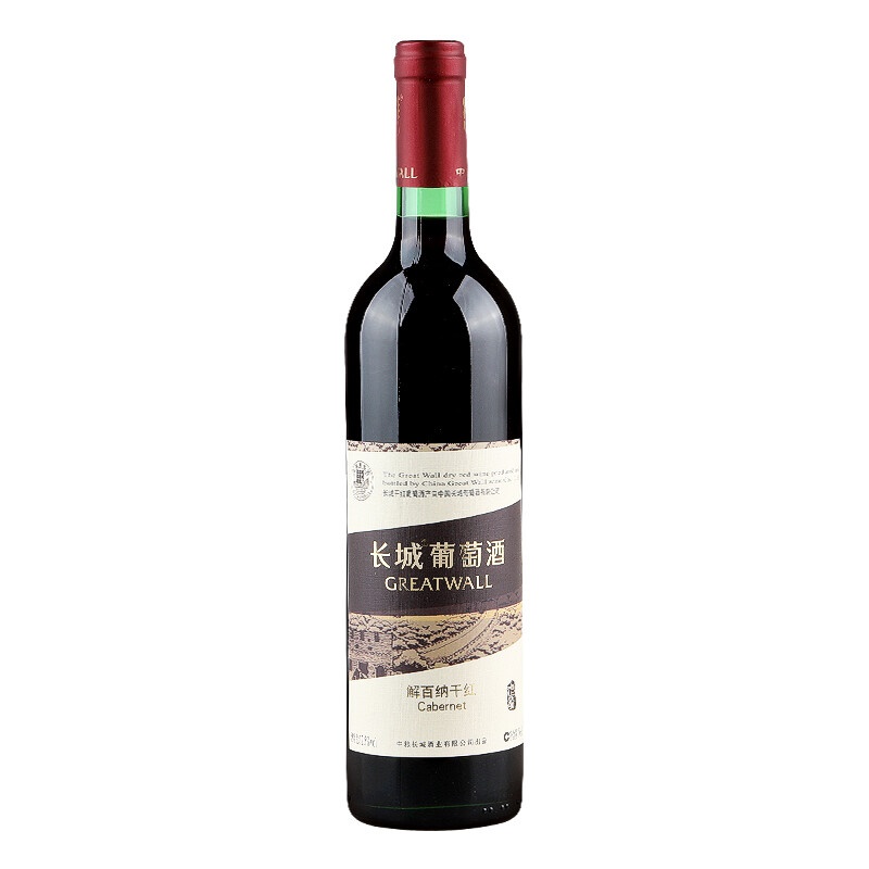 中粮长城干红 长城武龙干红葡萄酒长城解百纳750ml