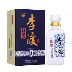 李渡十陈酿 高粱酒 45度兼香型白酒 粮食酒 收藏礼品 450ml*1瓶