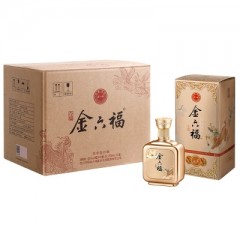 金六福 合瑞 浓香型白酒 50度 500ml*6整箱装 中国福酒（自饮口粮酒）