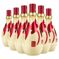 汾酒山西杏花村汾酒股份 53度清香型白酒 红汾世家玖号 500ml*6瓶 整箱