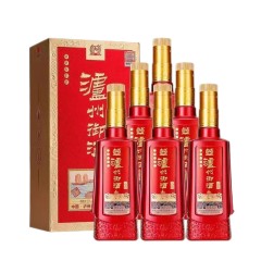 泸州老窖系列收藏送礼纯粮白酒42度白酒浓香型白酒500ml*6瓶整箱婚宴用酒 42度 500mL 6瓶 泸州御酒六窖