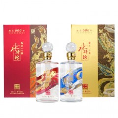 水井坊·井台珍藏版  龙年生肖酒 龙凤 53度 500mL*2瓶 套装